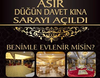 Salon Asır Düğün Davet Kına